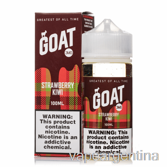 Fresa Kiwi - E-liquido Cabra - 100ml 3mg Vape Descartable